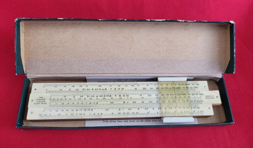 Vintage Slide Rule the unique Loglog Slide Rule Etsy