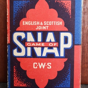 Vintage Spiel des Schnappens Die Rose des Orients aus den 1930er Jahren von englischem und schottischem Joint C.S.W. 1930's Vintage Die Rose des Orients Spiel von Snap