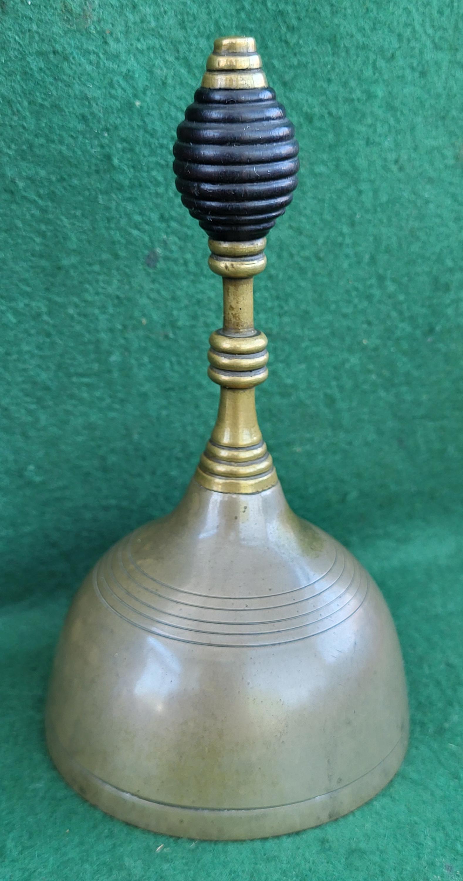 Antique Victorian Hand Bell. Victorian Counter Bell.