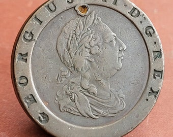 1797 年 カートホイール 2 ペンス コイン ジョージ 3 世 - Etsy 日本