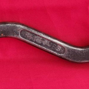 Antique Ransomes S Shaped Tractor Spanner. Ransomes, England Antique Agricultural Spanner. Ransomes PSF 46 S Antique Tractor/Plough Spanner.