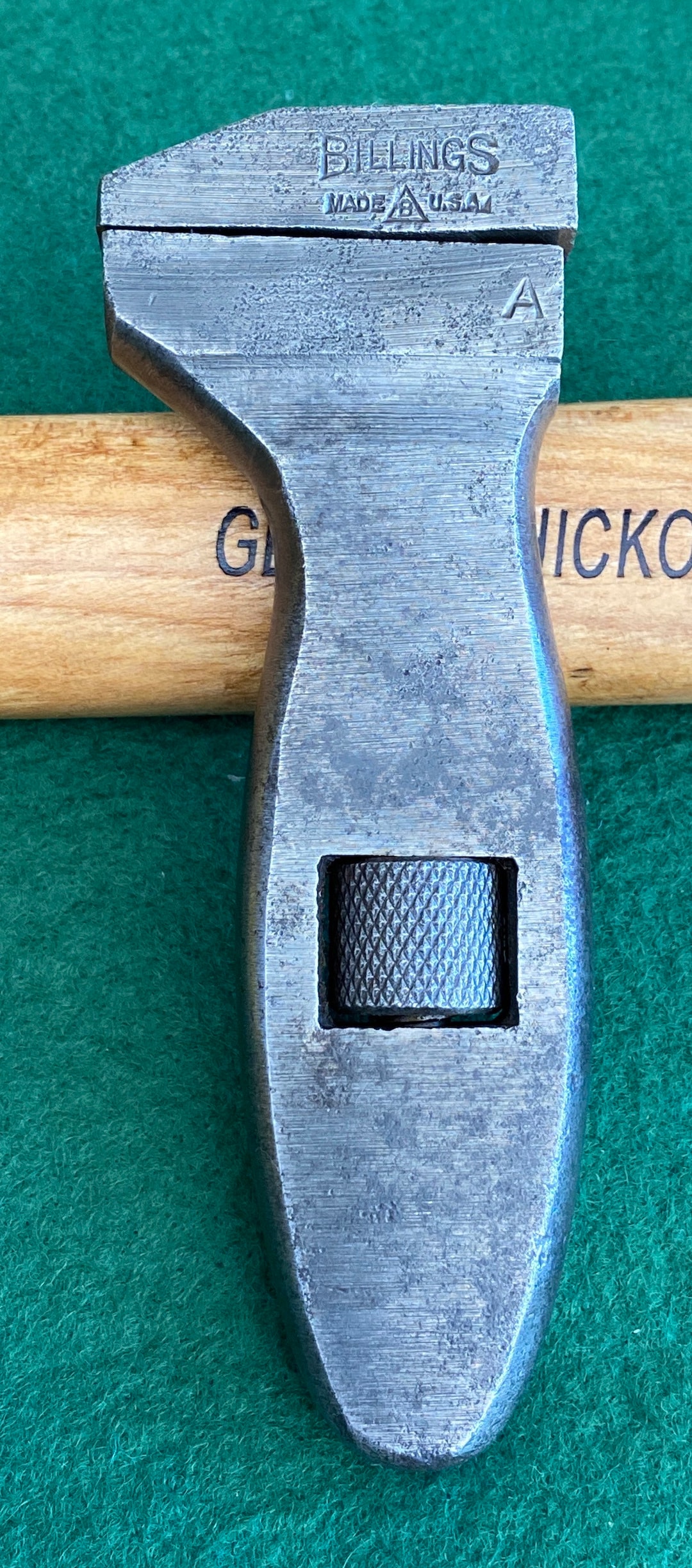 Vintage Billings Adjustable Wrench. Vintage Billings Made in USA Adjustable Wrench _ King Dick