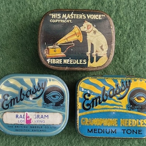 His Masters Voice Gramophone Needles - Etsy