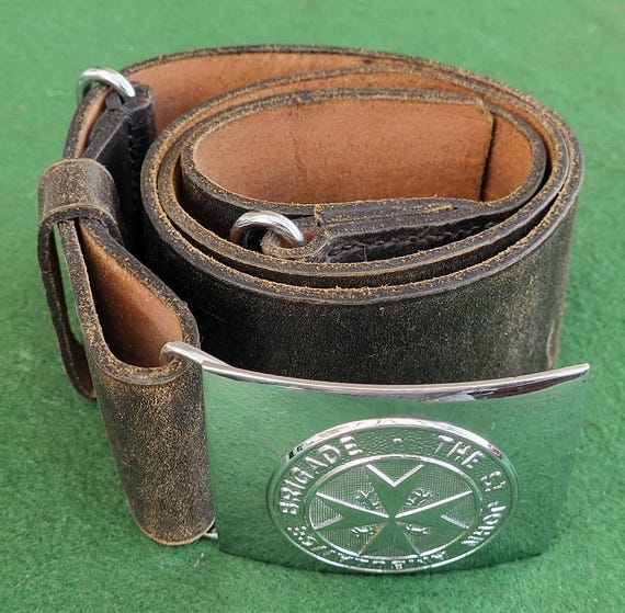 Vintage SJAB Belt Buckle and Leather Belt - Saint John  display picture 2