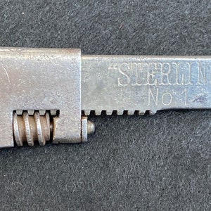 Antique Frank Mossberg Co "Sterling" No 1 Bicycle Wrench. 5 Inch Sterling No1 Bicycle Wrench By Frank Mossberg Co. Marked Pat. Nov. 13, 00.
