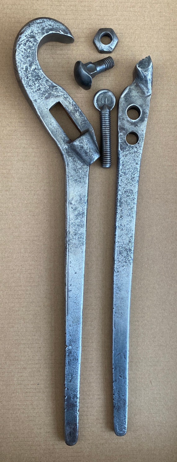 Rare Antique Pipe Tongs by T.A.W. Clarke. Rare Antique Pipe Tongs