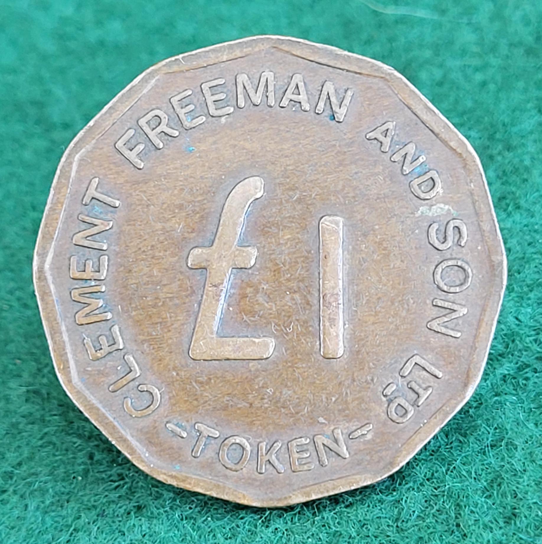 Vintage Token - Clement Freeman & Son Ltd (liverpool) One Pound Token.  Vintage Dodecagon One Pound Token - Liverpool - Etsy Ireland