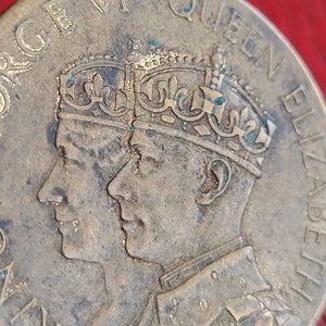 Vintage 1937 King George Coronation Medal Struck by Rowntree's. H.M ...