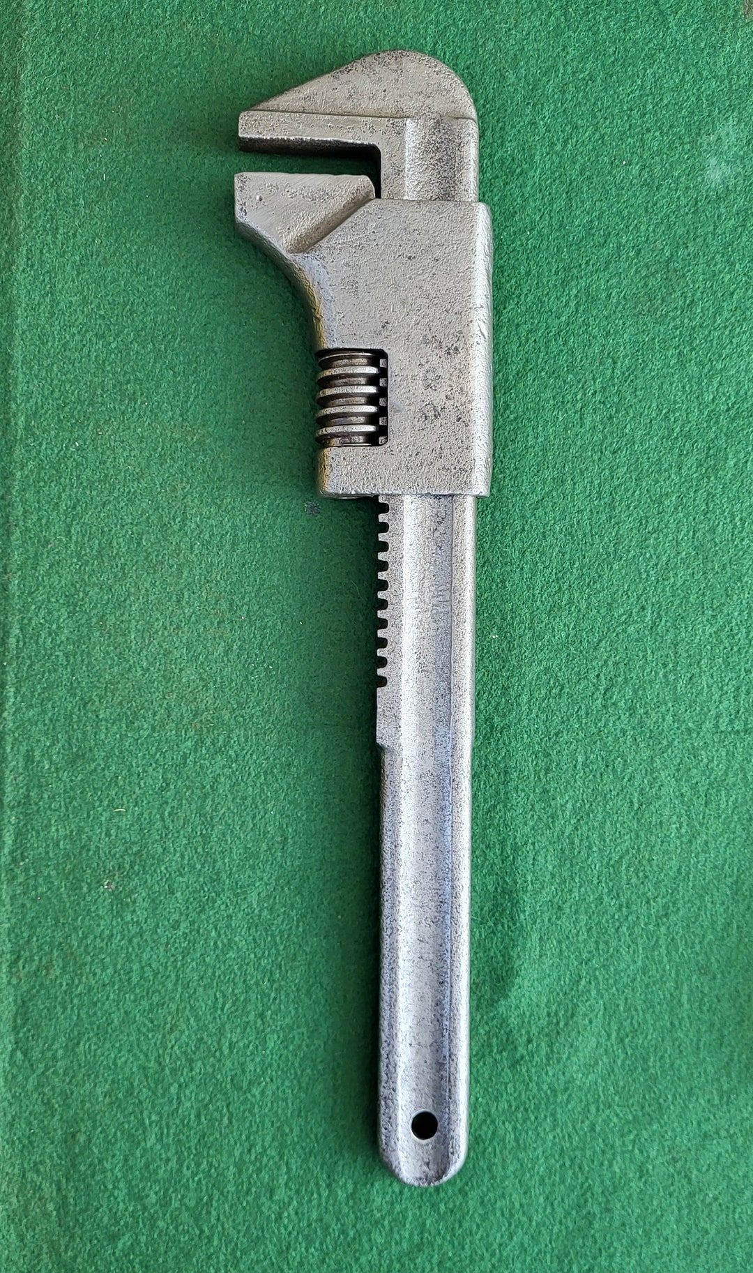 Antique 15 Inch Adjustable Wrench by the Billings & Spencer Co, Hartford, Conn. USA. 15 Inch