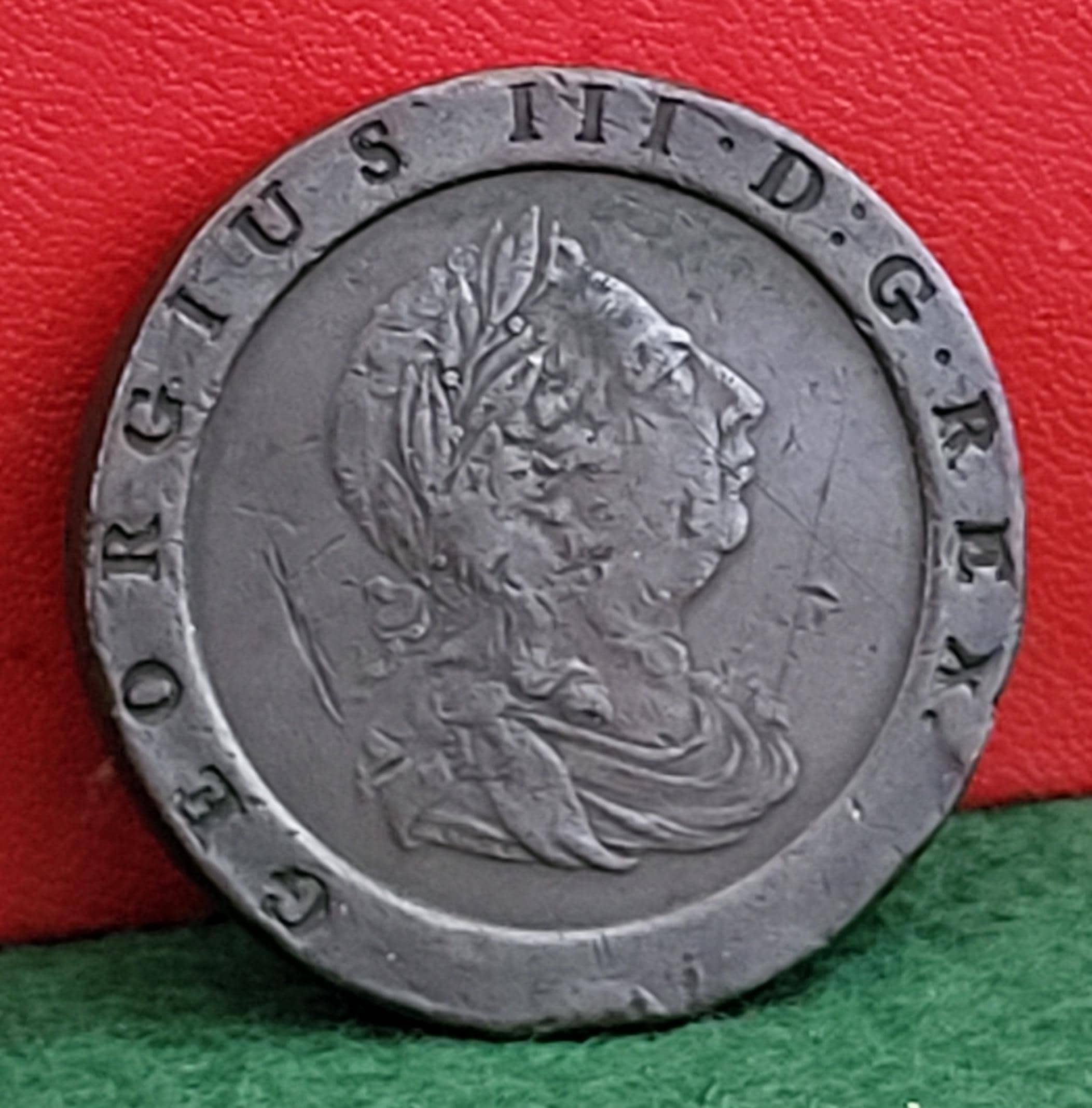 1円スタート! ・1797イギリス 2ペンス銅貨「車輪銭(cartwheel