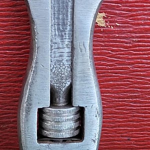アンティーク BTC 4 インチ 調整可能レンチ。見つけるのが難しい、きれいな BTC (British Tool & Engineering Co) No. 41 調整可能レンチ - 英国製。