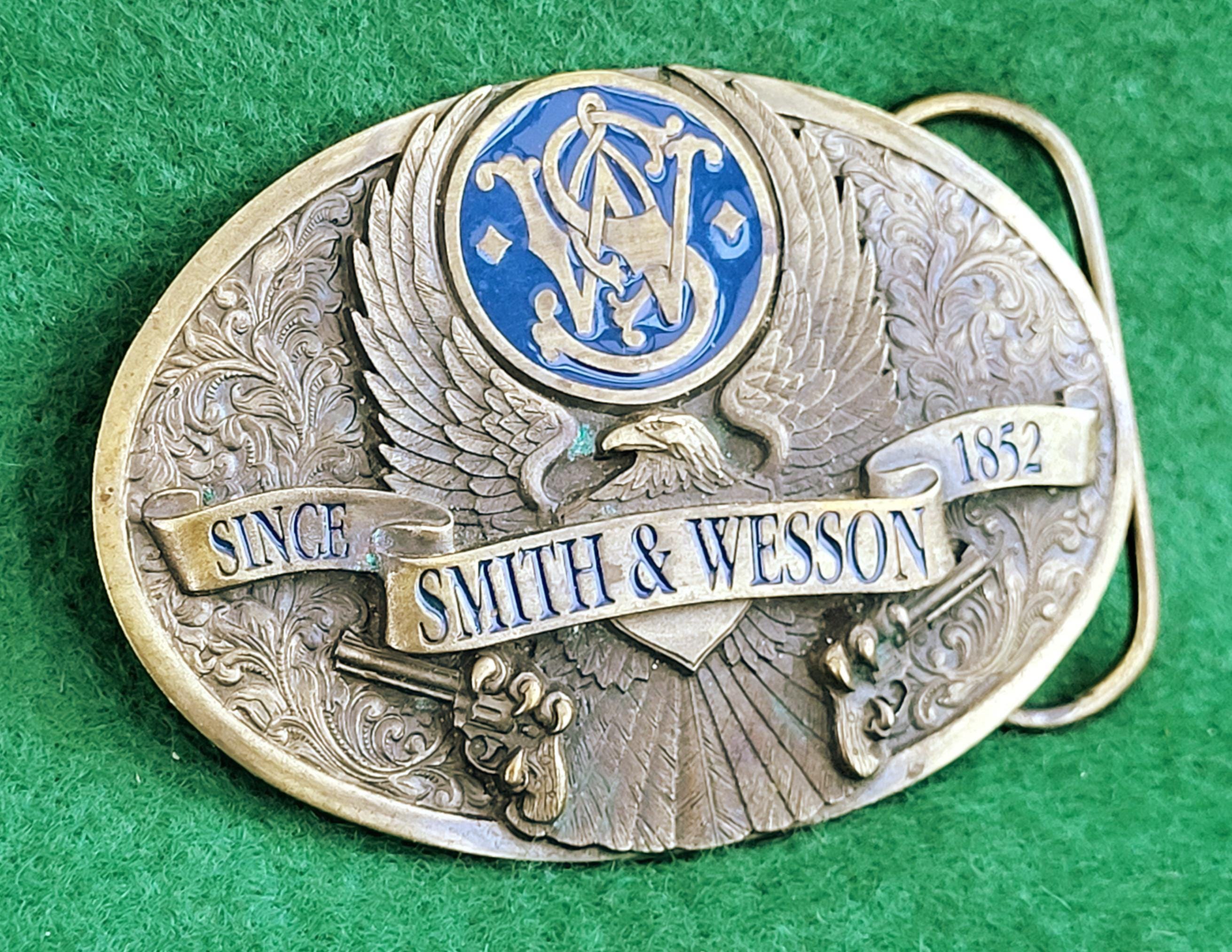 Vintage 1983 smith work buckle. Like new. Silver Cache Antiques | Beautiful 1980s Bergamot J-300 Smith  main image 3