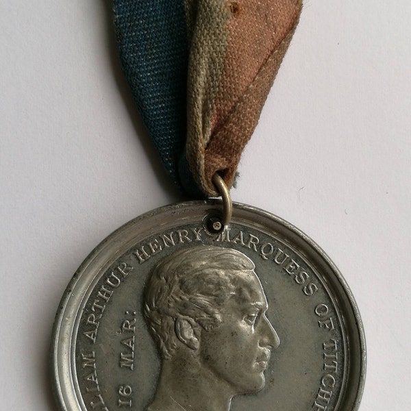Antique 1914 Medal - 21st Birthday Of The Marquess Of Titchfield 1893-1914, The 25th 1889-1914 Anniversary Of Duke And Duchess Of Portland.