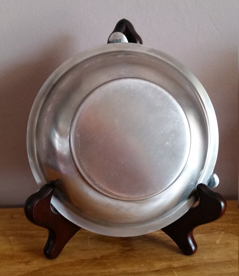 Vintage Spanish Deginox Ashtray With Mounted Medallion Etsy