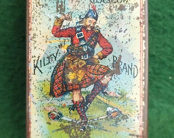 Antique Kilty Brand Tobacco Tin. Antique Macdonald's, Glasgow 1 oz Kilty Tobacco Tin.