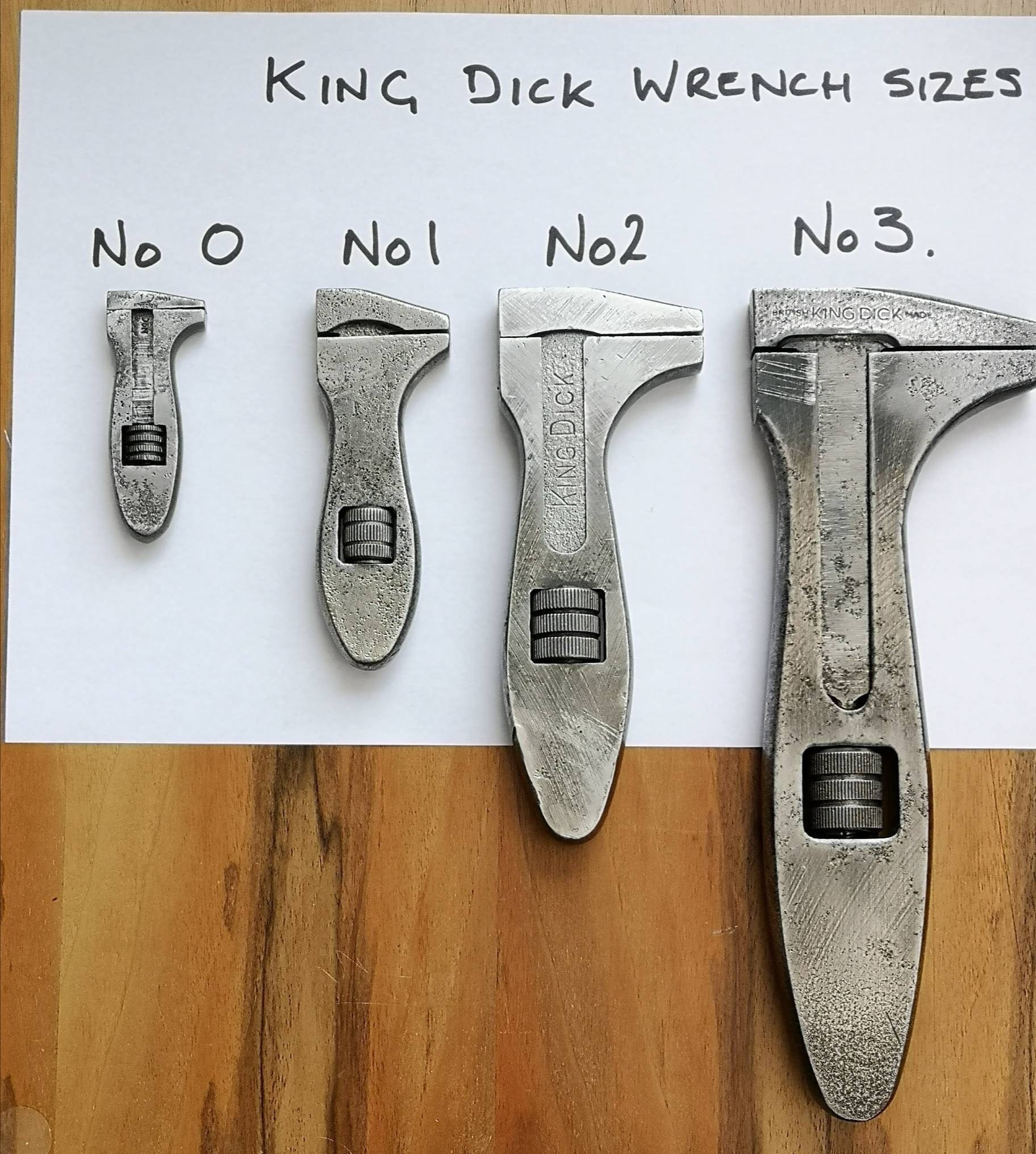 Very Nice Vintage King Dick Adjustable Wrench