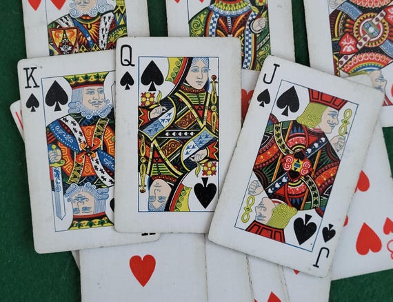 Rare Antique Playing Cards. Antique 1920's Double Deck of No. 142 Playing  Cards Deluxe by the New York Consolidated Card Co. New York. - Etsy