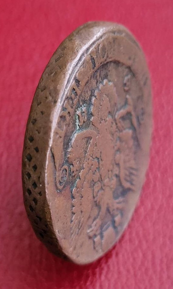 1771年帝政ロシアエカチェリーナ2世エカテリーナ5コペイカ銅貨 ロシア