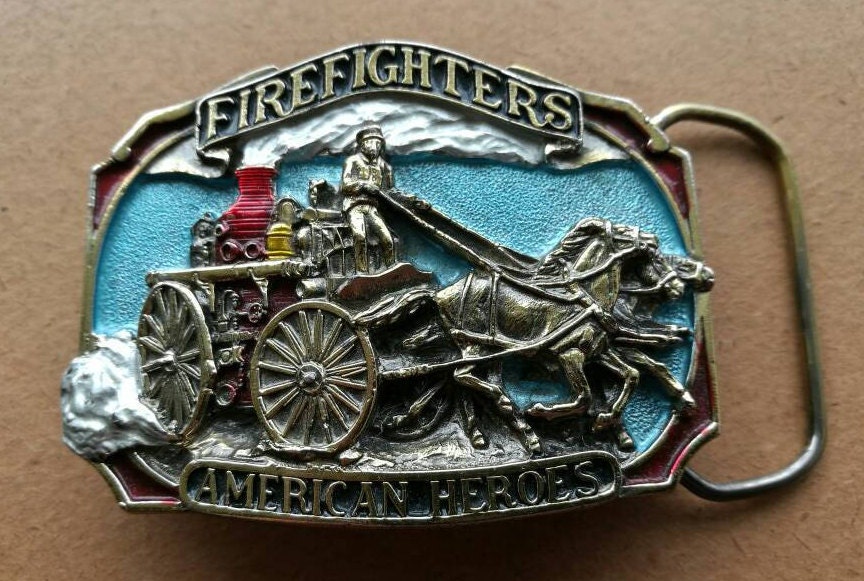 Firefighter belt buckle cheap