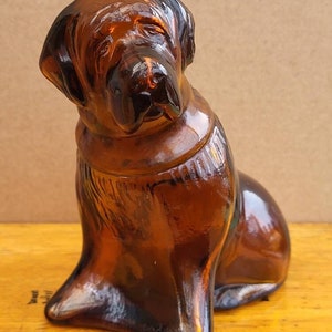 Vintage AVON St. Bernard Spicy After Shave Bottle. Vintage 1970&#39;s St Bernard Dog After Shave Bottle.
