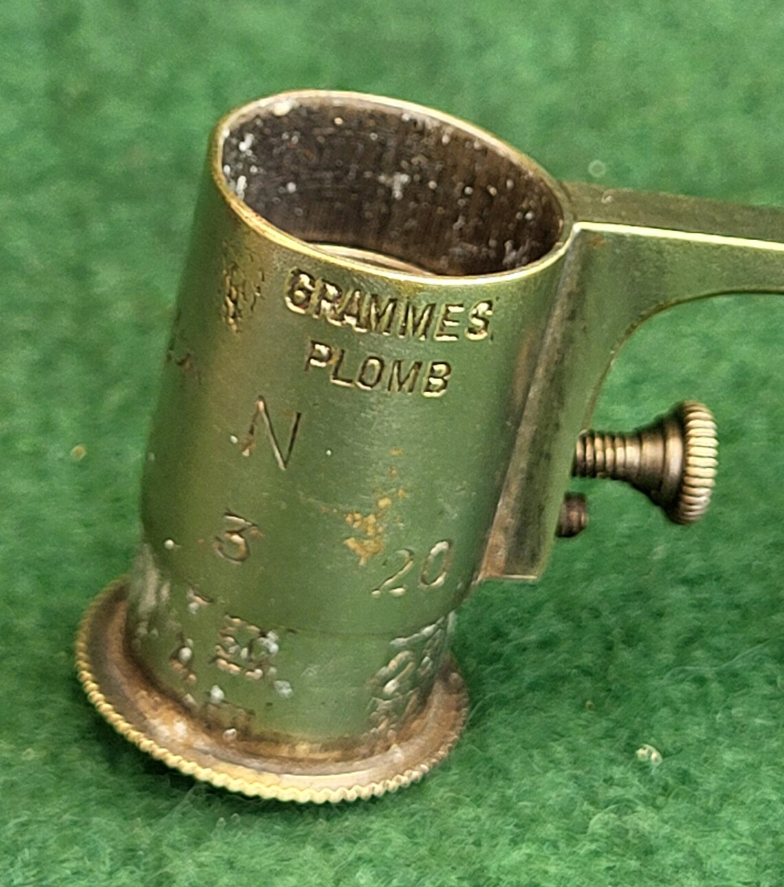 Antique French Shot and Powder Measure. Antique Shot Measure. Antique ...