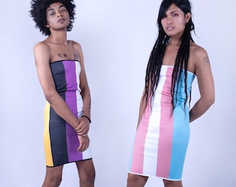 Jupe crayon réversible Pride Tube Dress