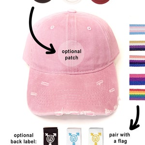 Pride Dad Hats Trans, Nonbinary, Genderfluid, Rainbow, Bisexual image 8