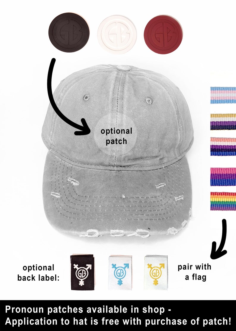 Pride Dad Hats Trans, Nonbinary, Genderfluid, Rainbow, Bisexual image 4