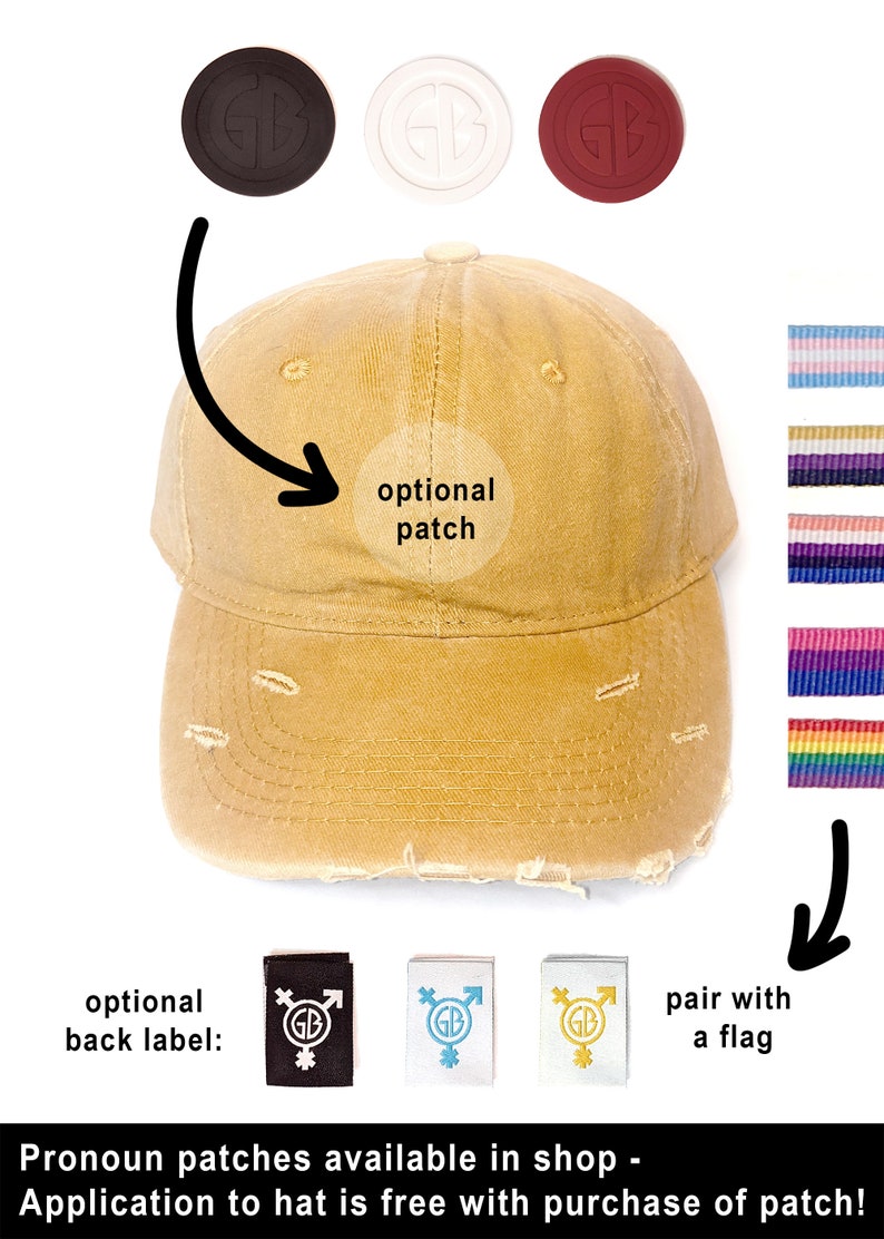 Pride Dad Hats Trans, Nonbinary, Genderfluid, Rainbow, Bisexual image 7