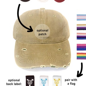 Pride Dad Hats Trans, Nonbinary, Genderfluid, Rainbow, Bisexual image 6