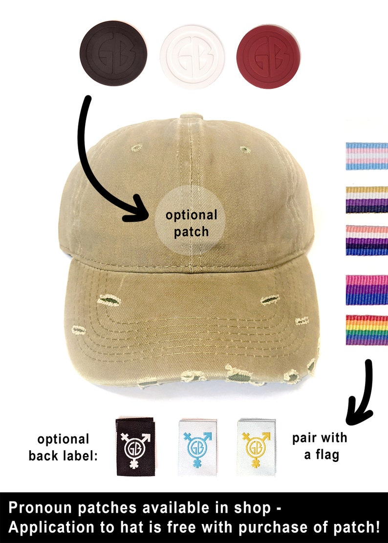 Pride Dad Hats Trans, Nonbinary, Genderfluid, Rainbow, Bisexual image 6