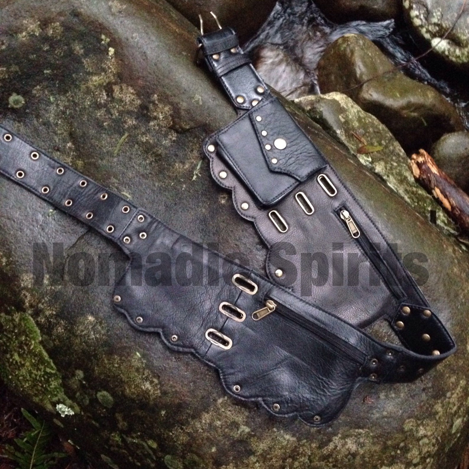 Leather festival belt main image 0