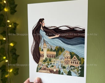 Princess of the Deep Valley / A5 Print