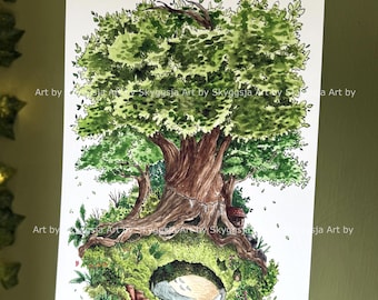 Troll Cave / A4 Print