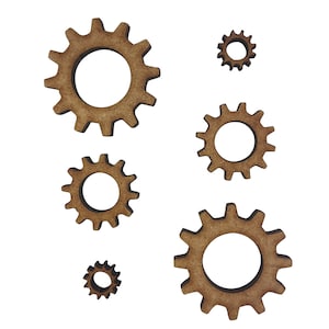 36x Różne tryby 1/2/3 cm Drewniane ozdoby rzemieślnicze Cięte laserowo Kształt MDF