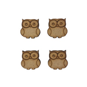 Bird Owl - Laser Cut Out Unfinished Wood Craft Shape BRD16 Bird Owl - Laser Cut Out Unfinished Wood Craft Shape BRD16