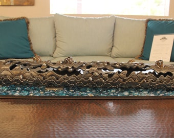 2 foot long Steel Log for Table Top Fire Table | Tabletop Fireplace