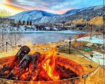 Set of 10 Steel Gas Fire Pit Logs | Fire Pit Ideas