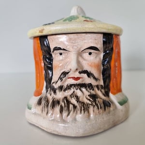 19th Century Staffordshire tobacco jar