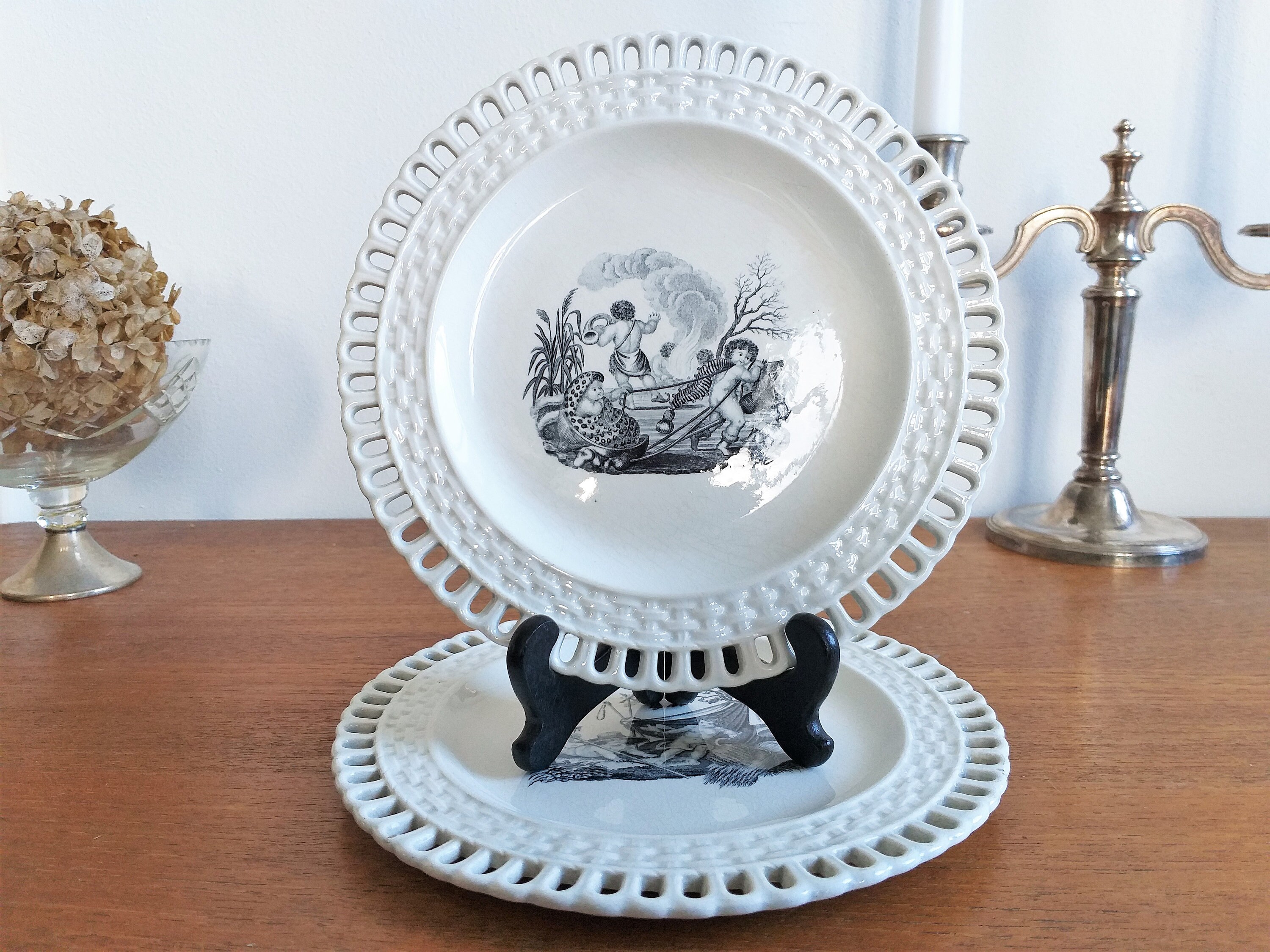 pierced creamware pierced creamware