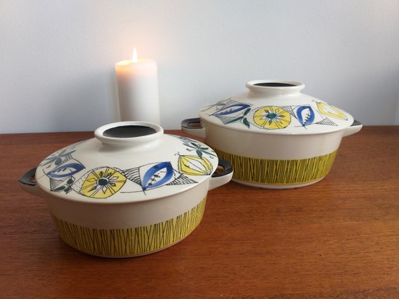 Stavangerflint Bambus or Flamingo Patterns Casserole Dishes With Lid, Rare  Norwegian Design by Inger Waage, Norway Vintage 50s Kitchen Ware - Etsy