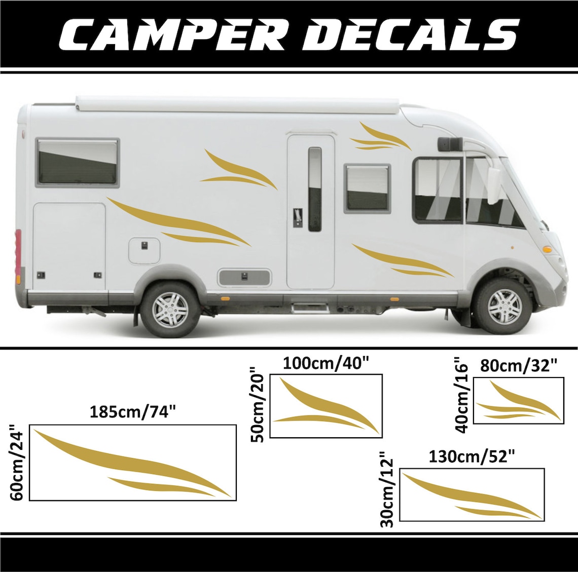 Bandes de campingcar autocollants de campingcar Etsy Canada