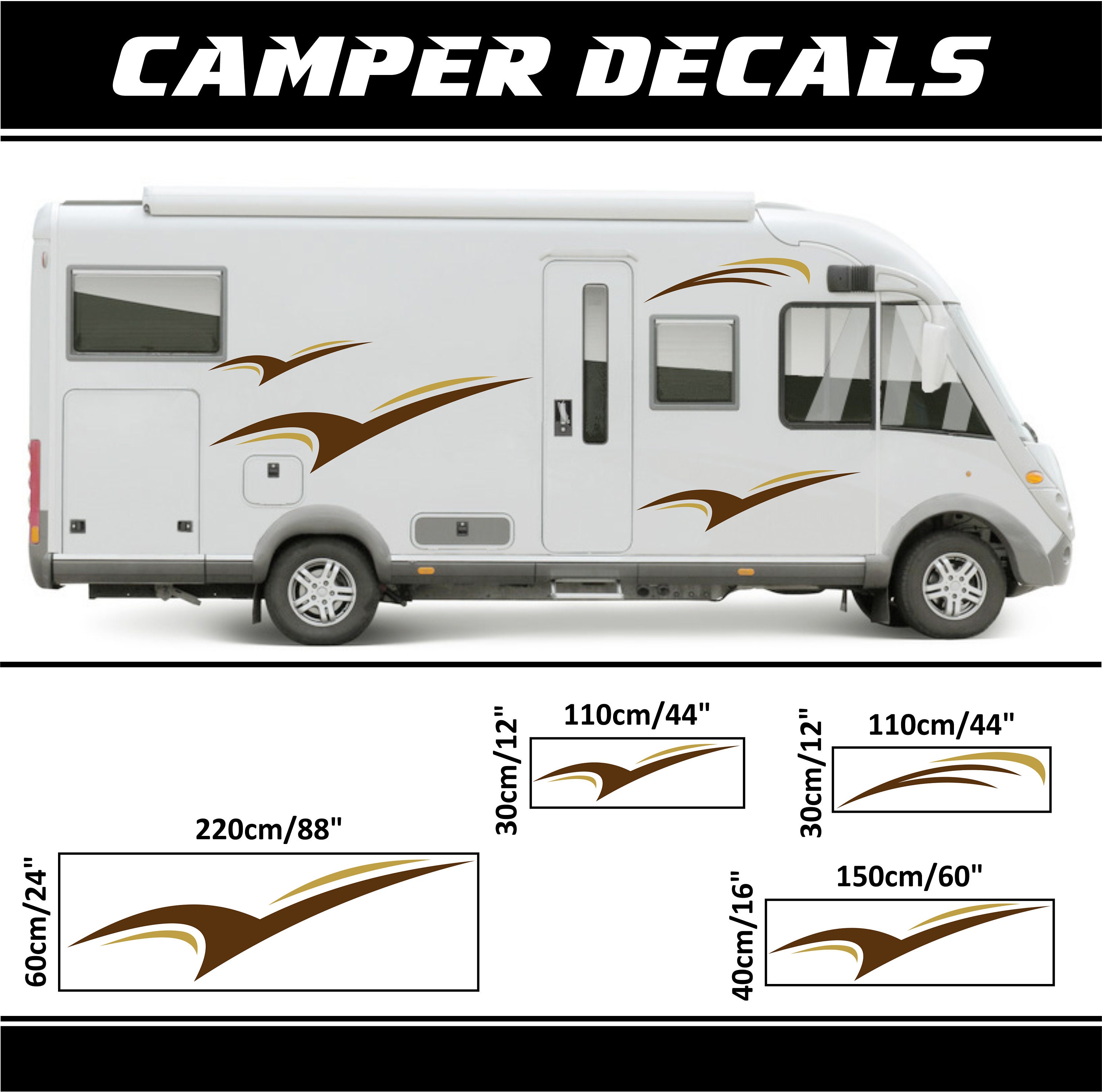 Camper decal custom RV vinyl decal camper RV motorhome Etsy