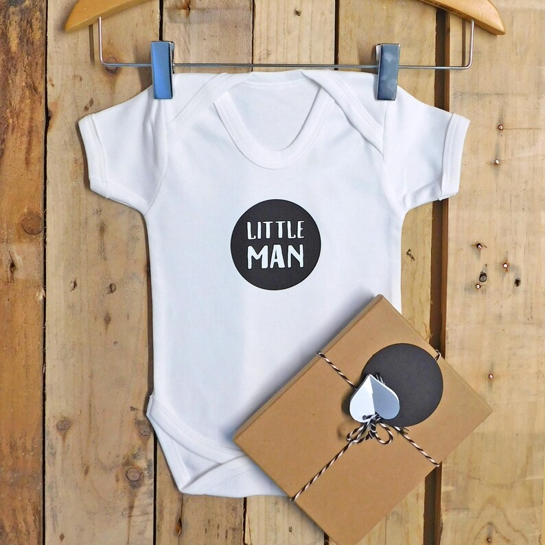 Boy/'s Baby Vest Baby Shower Gift New Baby Gift Baby BodysuitBaby Grow RomperOnesie Little Man