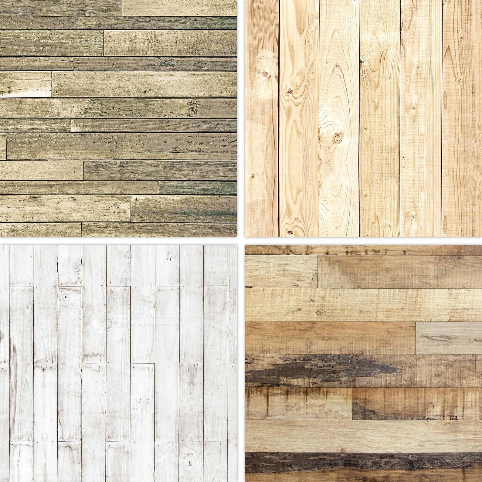 WOOD PLANKS Digital Printable Shiplap Scrapbook Paper Backgrounds ...
