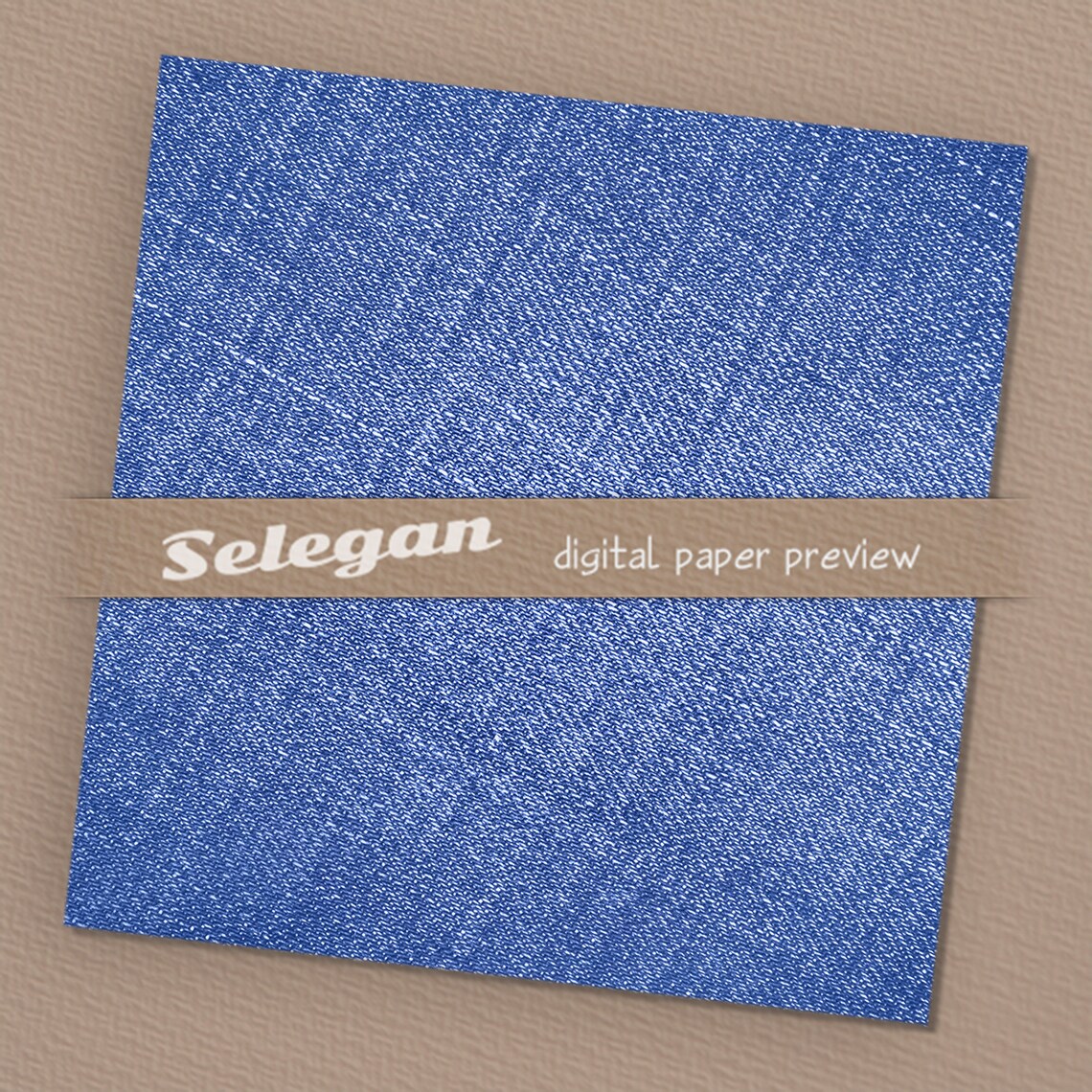 BLUE DENIM Digital Printable Scrapbook Paper 12X12 Jeans Etsy