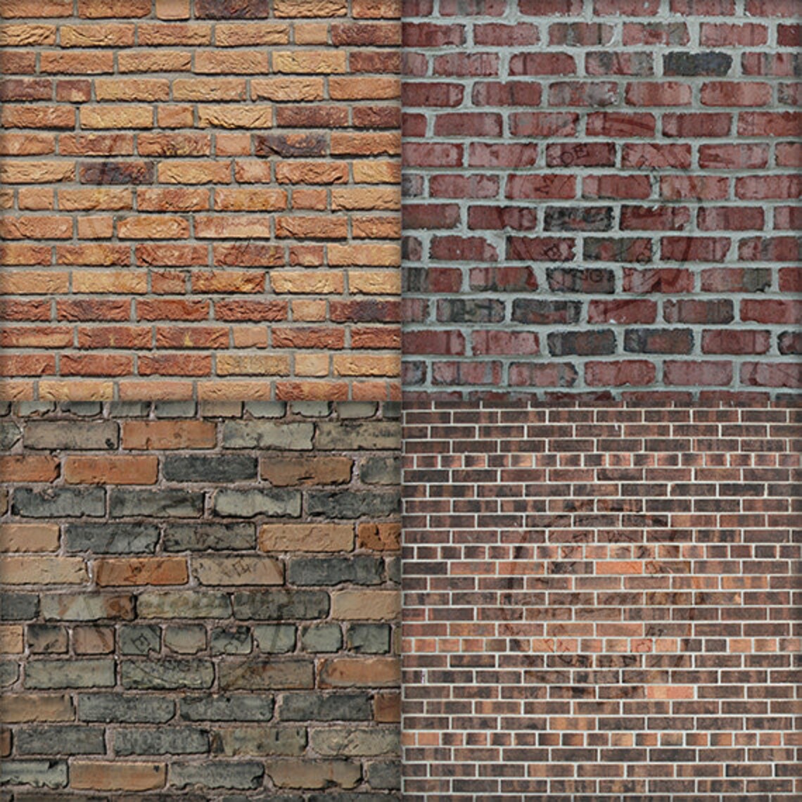 Brick Texture Scrapbook Paper Brick Wall 1 Etsy
