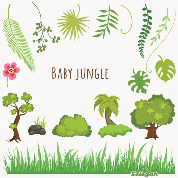 BABY JUNGLE Cartoon Animal Clip Art Vector Eps Forest - Etsy BABY JUNGLE Cartoon Animal Clip Art Vector Eps Forest - Etsy