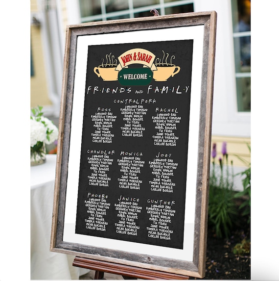 Central Perk Friends TV Show Imprimé Photo sur toile plusieurs tailles 30 mm de profondeur