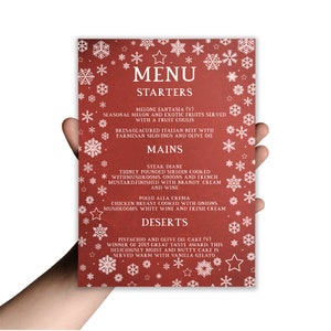Vintage Red Christmas Winter Wedding Table Plan, Seating Chart Sign Personalised Wedding Sign Wedding Table Cards Escort Cards Print image 7
